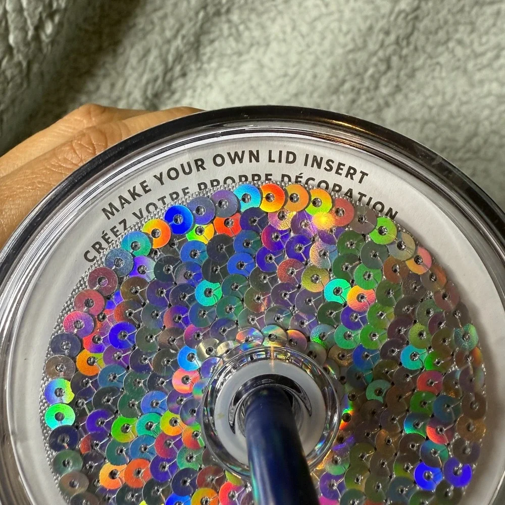 Starbucks 24 oz Tumbler Cup‎ Green Decorate Your Own Confetti Lid 2022